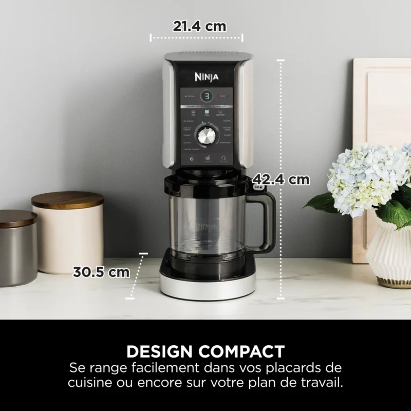 PROMO - Ninja CREAMi Deluxe 10-en-1 Machine à délices et boissons glacées (Lot de 5 pots) – Image 5