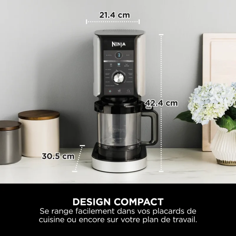 Ninja CREAMi Deluxe 10-en-1 Machine à glace et Blender portable sans fil Ninja Blast – Image 10