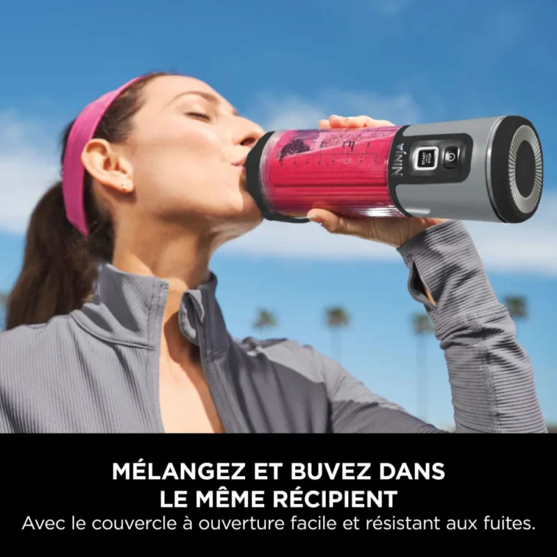 Ninja CREAMi Deluxe 10-en-1 Machine à glace et Blender portable sans fil Ninja Blast – Image 6