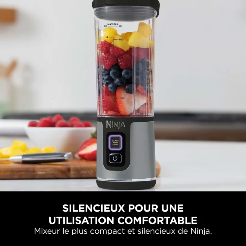 Ninja CREAMi Deluxe 10-en-1 Machine à glace et Blender portable sans fil Ninja Blast – Image 5